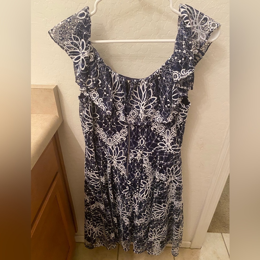 Royal blue dress